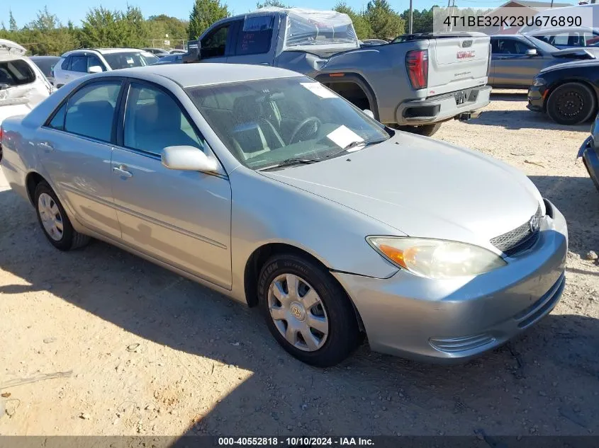 2003 Toyota Camry Le VIN: 4T1BE32K23U676890 Lot: 40552818