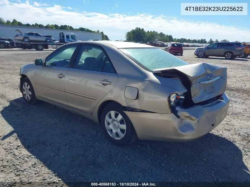 2003 Toyota Camry Le VIN: 4T1BE32K23U225622 Lot: 40568153