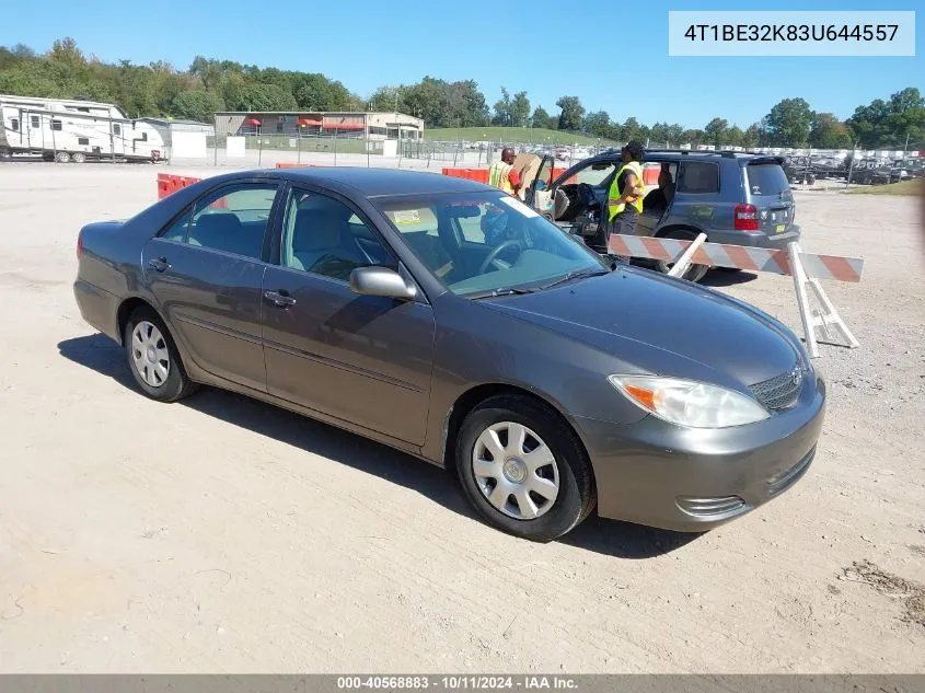 2003 Toyota Camry Le VIN: 4T1BE32K83U644557 Lot: 40568883