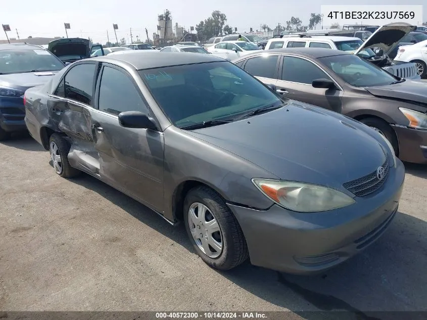 2003 Toyota Camry Le VIN: 4T1BE32K23U7569 Lot: 40572300