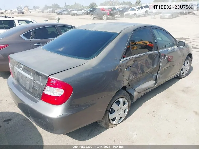 2003 Toyota Camry Le VIN: 4T1BE32K23U7569 Lot: 40572300