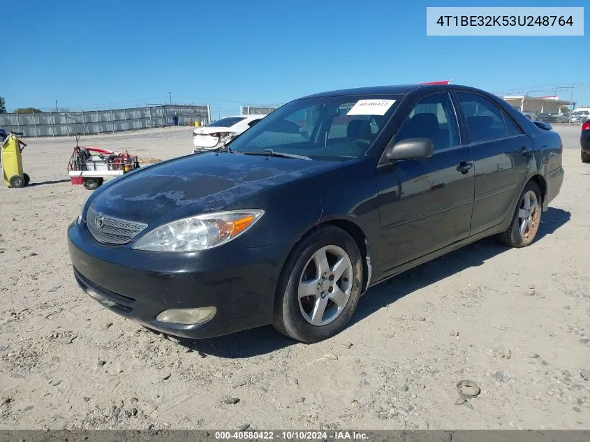 2003 Toyota Camry Se VIN: 4T1BE32K53U248764 Lot: 40580422