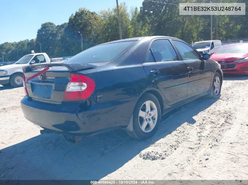 2003 Toyota Camry Se VIN: 4T1BE32K53U248764 Lot: 40580422