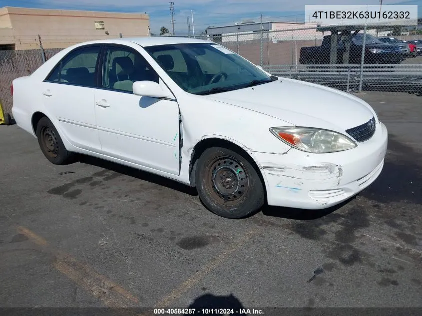 2003 Toyota Camry Le VIN: 4T1BE32K63U162332 Lot: 40584287