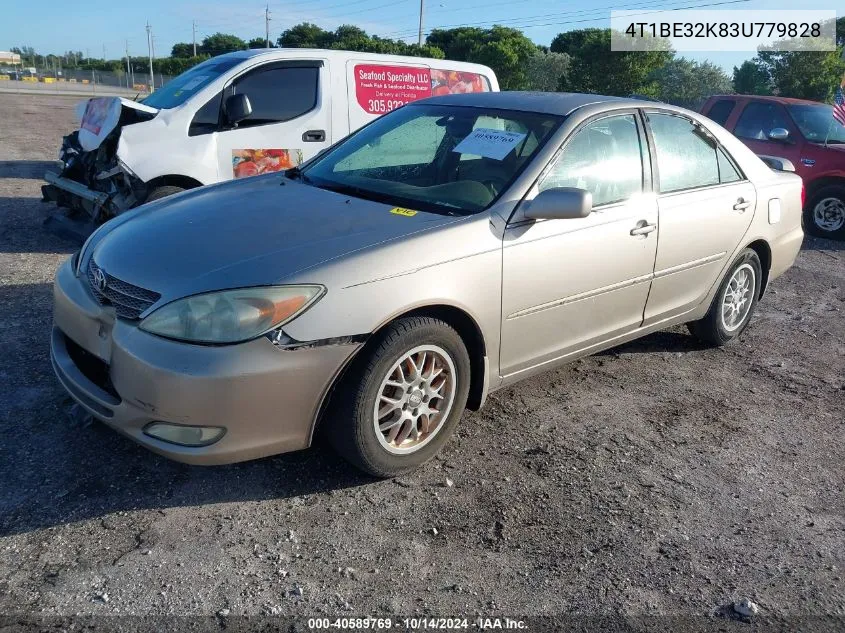 2003 Toyota Camry Le/Xle/Se VIN: 4T1BE32K83U779828 Lot: 40589769