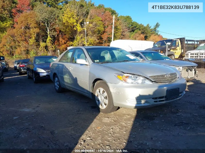 4T1BE32K83U788139 2003 Toyota Camry Le