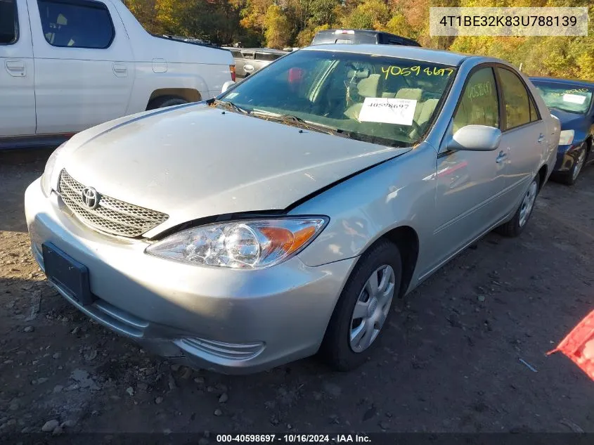 2003 Toyota Camry Le VIN: 4T1BE32K83U788139 Lot: 40598697