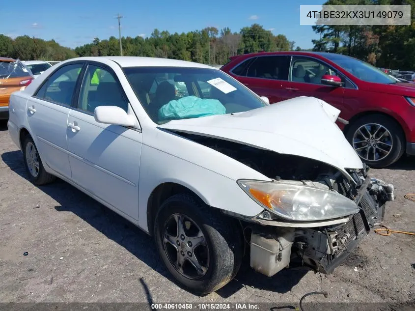 2003 Toyota Camry Le VIN: 4T1BE32KX3U149079 Lot: 40610458