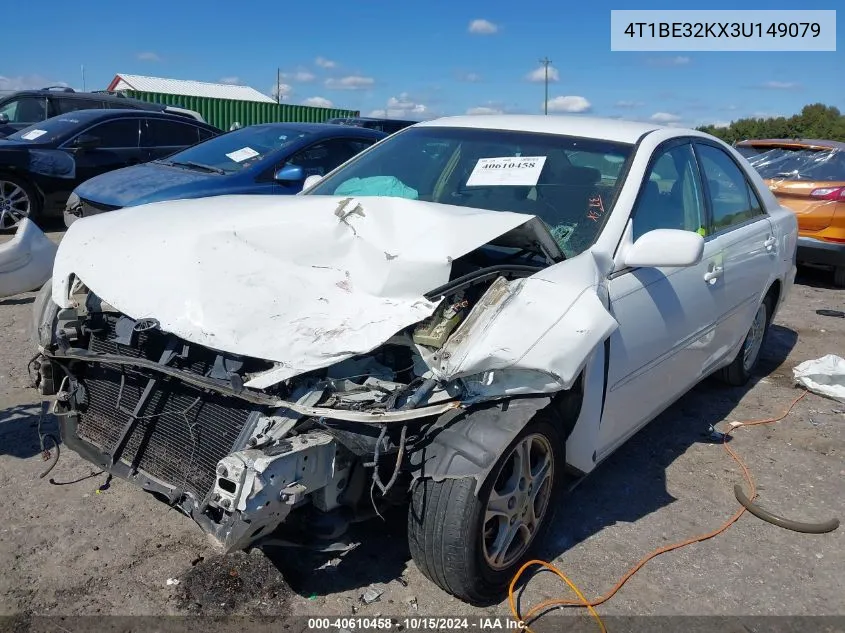 2003 Toyota Camry Le VIN: 4T1BE32KX3U149079 Lot: 40610458