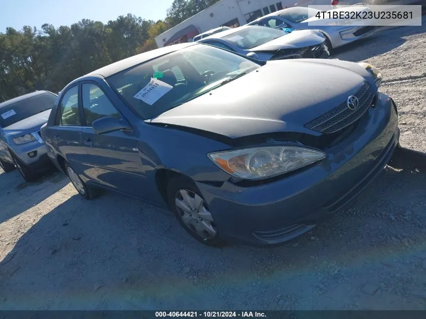 2003 Toyota Camry Le/Xle/Se VIN: 4T1BE32K23U235681 Lot: 40644421