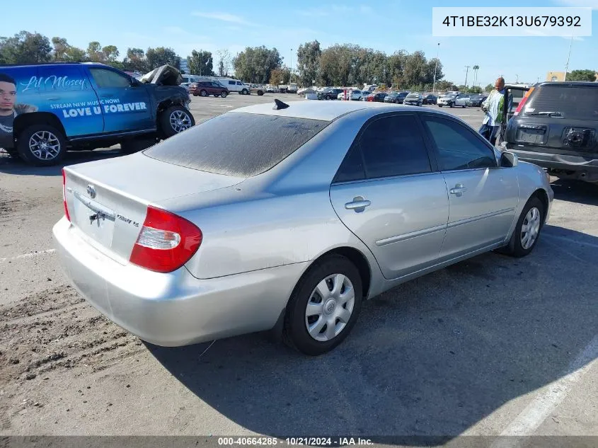 4T1BE32K13U679392 2003 Toyota Camry Le