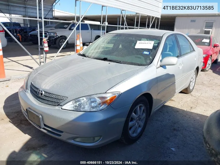 2003 Toyota Camry Xle VIN: 4T1BE32K83U713585 Lot: 40666151