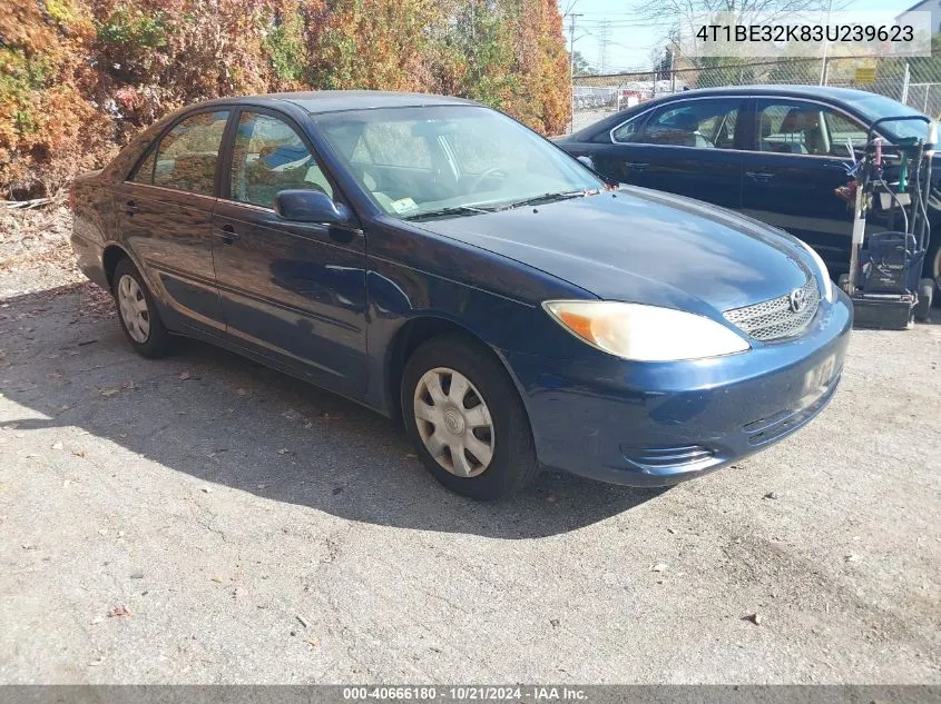 2003 Toyota Camry Le VIN: 4T1BE32K83U239623 Lot: 40666180