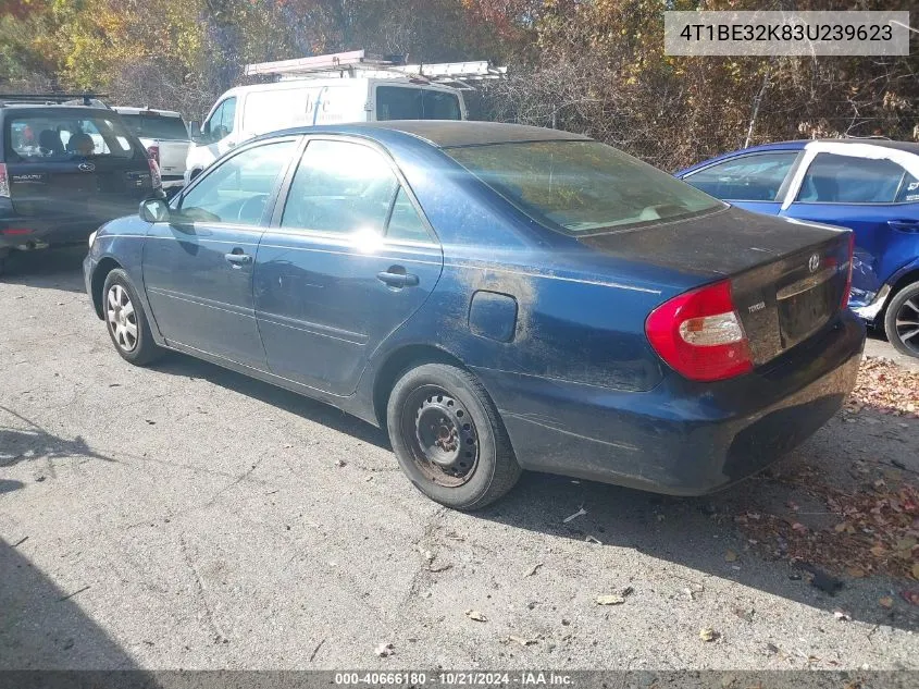 2003 Toyota Camry Le VIN: 4T1BE32K83U239623 Lot: 40666180