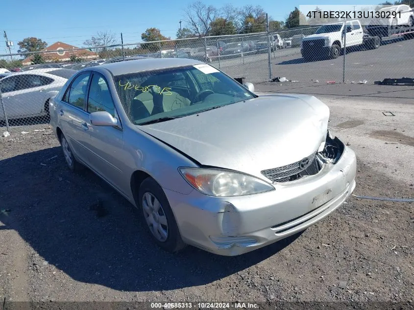 2003 Toyota Camry Le VIN: 4T1BE32K13U130291 Lot: 40685313