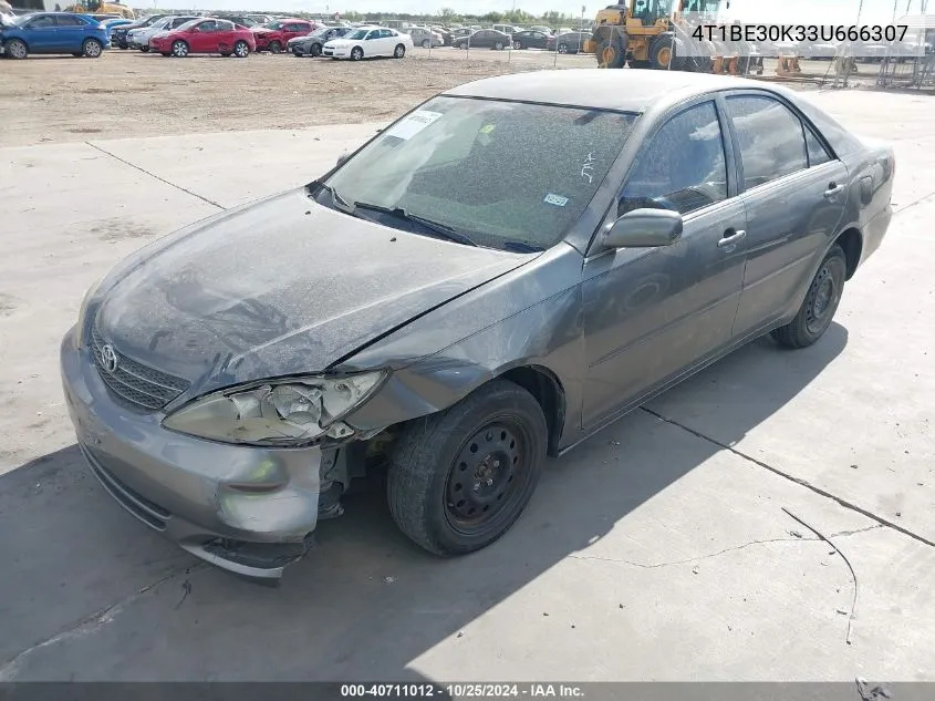 2003 Toyota Camry Le VIN: 4T1BE30K33U666307 Lot: 40711012