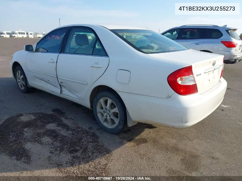 2003 Toyota Camry Le VIN: 4T1BE32KX3U255273 Lot: 40715667