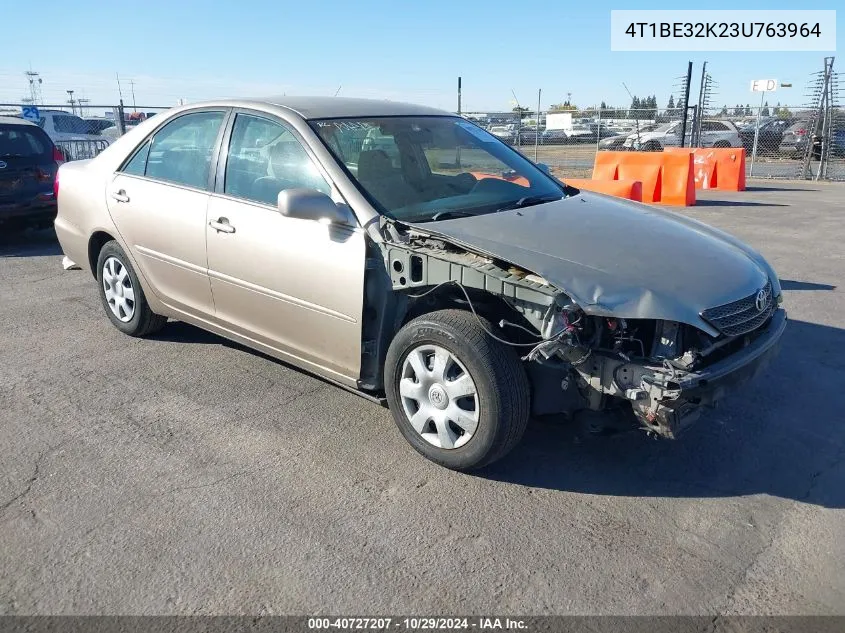 2003 Toyota Camry Le VIN: 4T1BE32K23U763964 Lot: 40727207