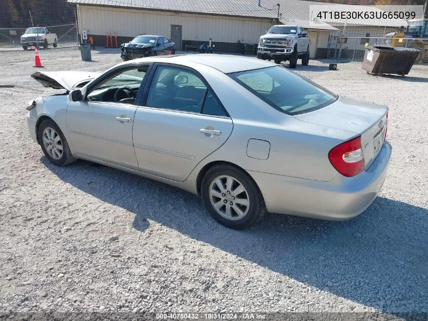 2003 Toyota Camry Xle VIN: 4T1BE30K63U665099 Lot: 40750432