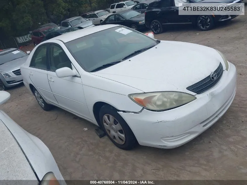 4T1BE32K83U245583 2003 Toyota Camry Le