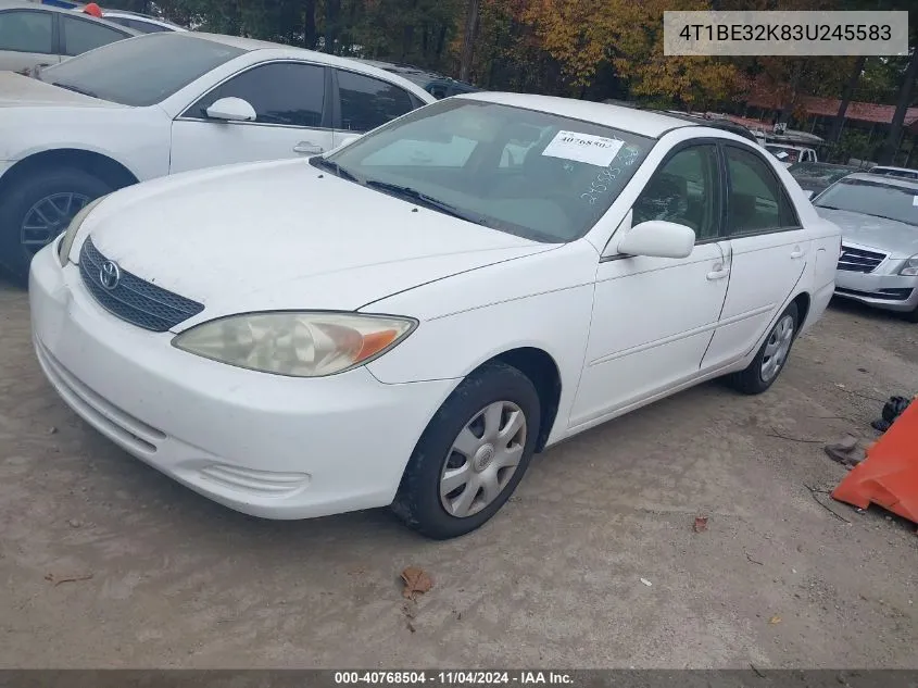 4T1BE32K83U245583 2003 Toyota Camry Le