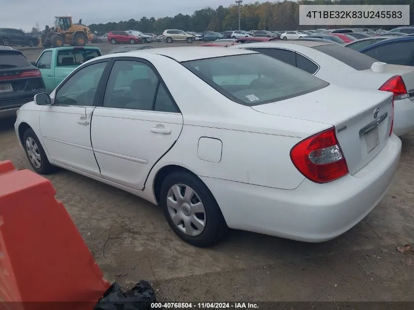 4T1BE32K83U245583 2003 Toyota Camry Le