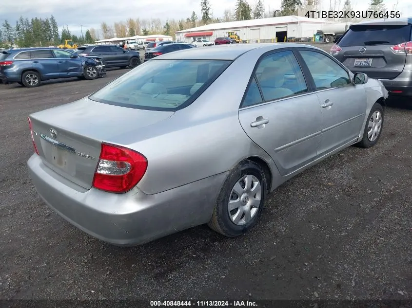 2003 Toyota Camry Le VIN: 4T1BE32K93U766456 Lot: 40848444