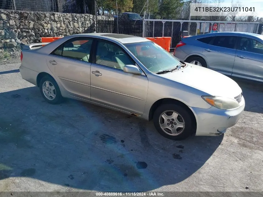 2003 Toyota Camry Le VIN: 4T1BE32K23U711041 Lot: 40889616