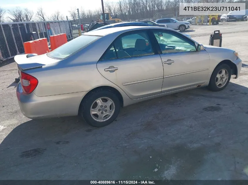 2003 Toyota Camry Le VIN: 4T1BE32K23U711041 Lot: 40889616