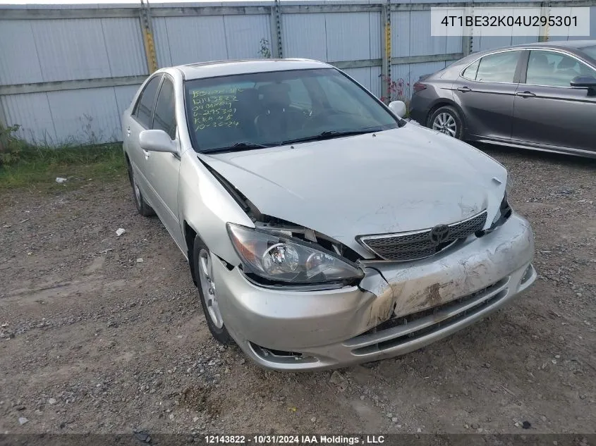 2004 Toyota Camry Le/Se/Xle VIN: 4T1BE32K04U295301 Lot: 12143822