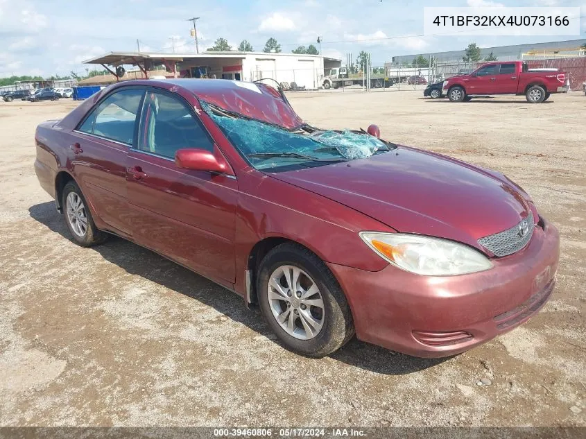 2004 Toyota Camry Le V6 VIN: 4T1BF32KX4U073166 Lot: 39460806