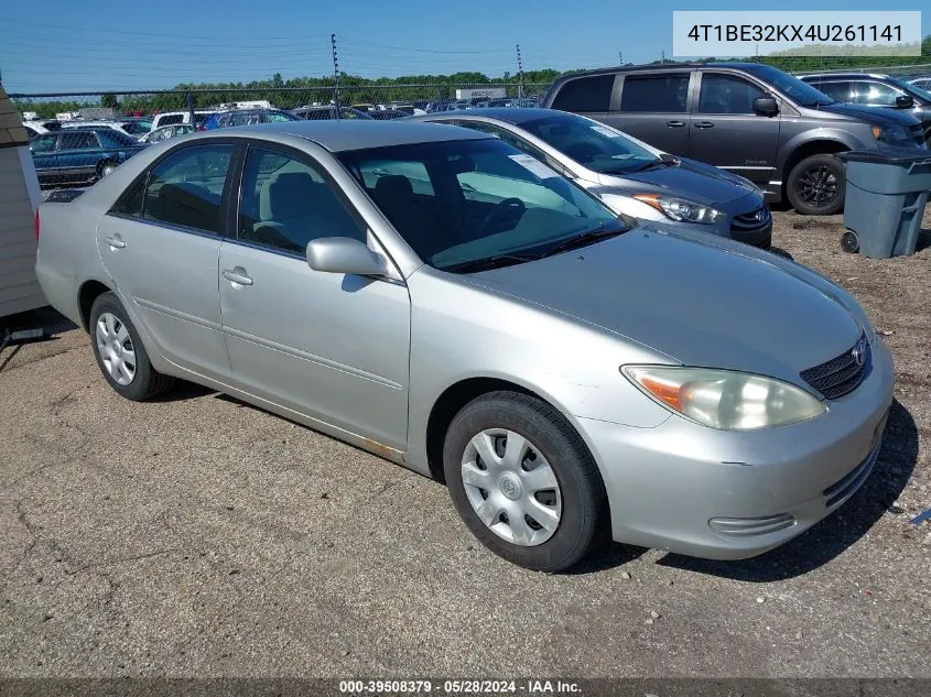 2004 Toyota Camry Le VIN: 4T1BE32KX4U261141 Lot: 39508379