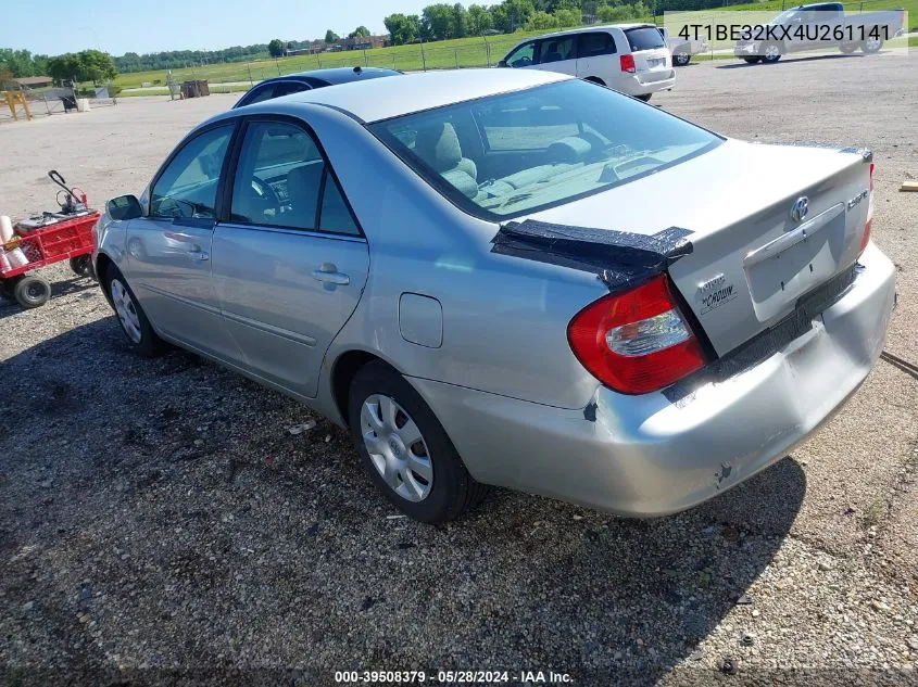 2004 Toyota Camry Le VIN: 4T1BE32KX4U261141 Lot: 39508379