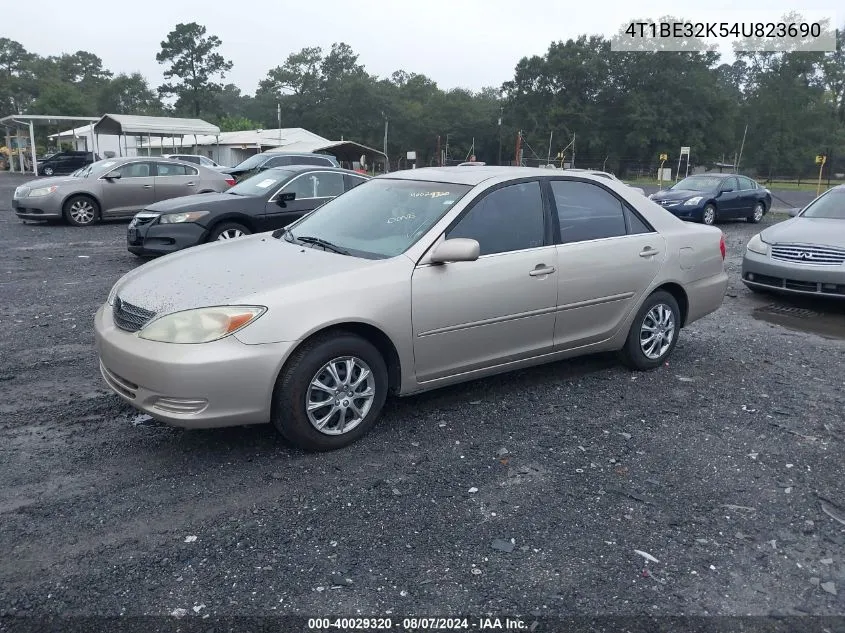 2004 Toyota Camry Le VIN: 4T1BE32K54U823690 Lot: 40029320