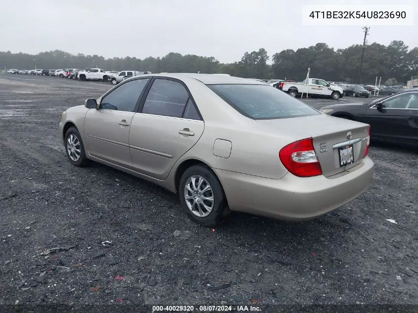 2004 Toyota Camry Le VIN: 4T1BE32K54U823690 Lot: 40029320