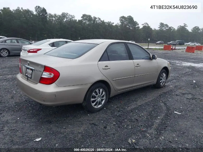 2004 Toyota Camry Le VIN: 4T1BE32K54U823690 Lot: 40029320