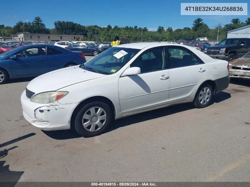 4T1BE32K34U268836 2004 Toyota Camry Le