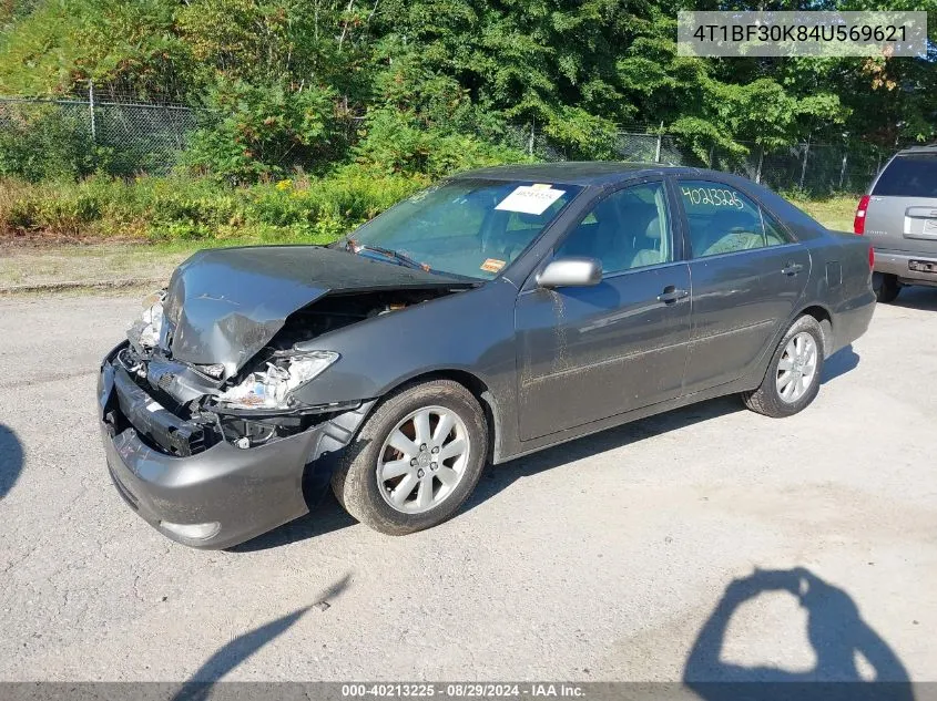 2004 Toyota Camry Xle V6 VIN: 4T1BF30K84U569621 Lot: 40213225