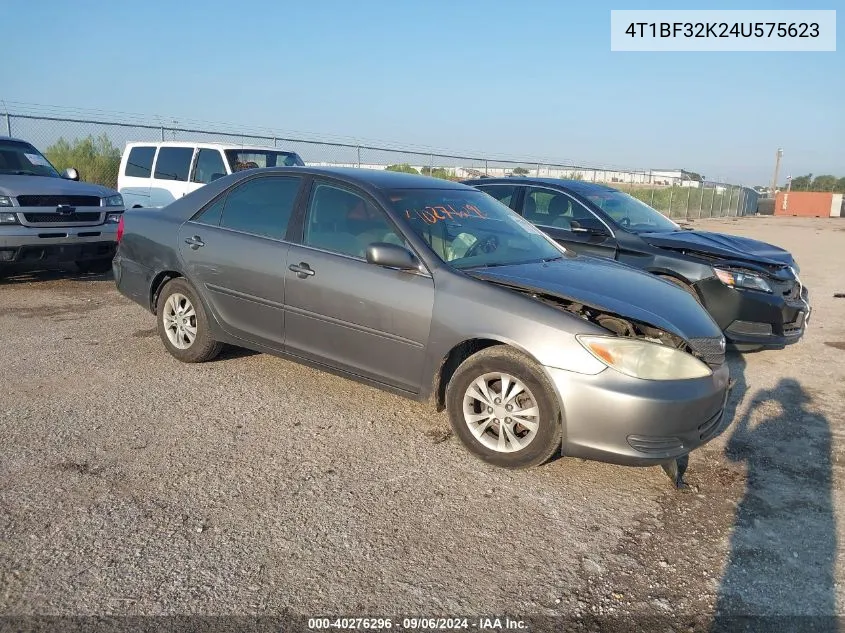 2004 Toyota Camry Le/Xle/Se VIN: 4T1BF32K24U575623 Lot: 40276296