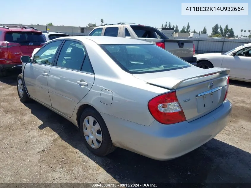 4T1BE32K14U932664 2004 Toyota Camry Le