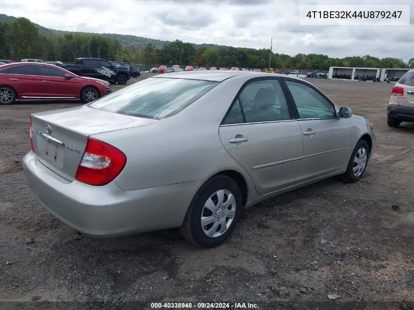 2004 Toyota Camry Le VIN: 4T1BE32K44U879247 Lot: 40338948