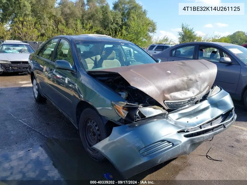 2004 Toyota Camry Le VIN: 4T1BE32K14U261125 Lot: 40339202