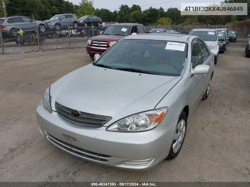 4T1BE32KX4U846849 2004 Toyota Camry Le