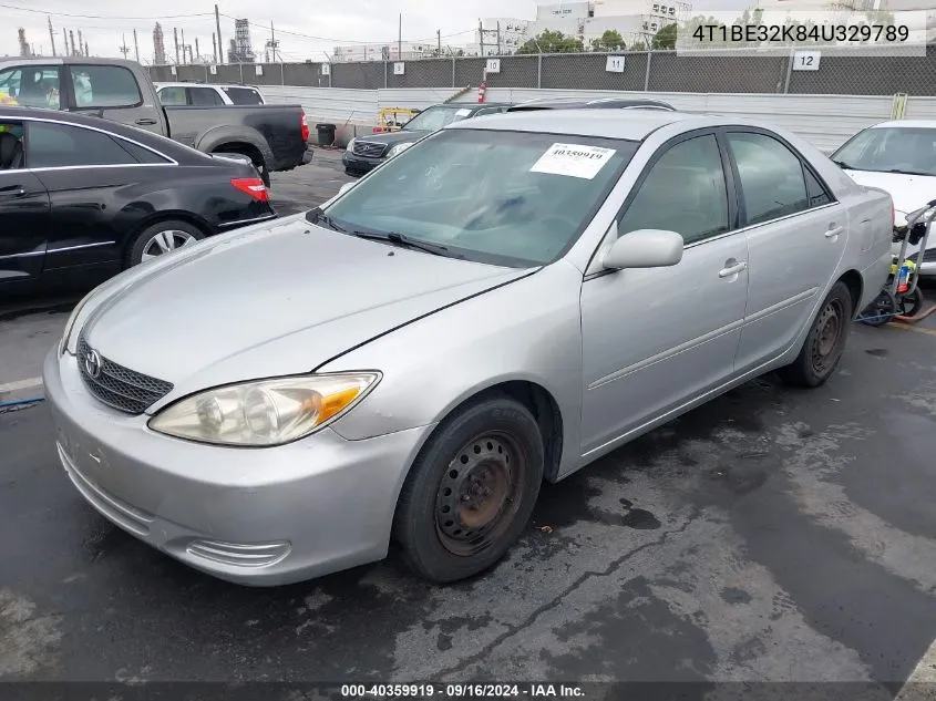 2004 Toyota Camry Le VIN: 4T1BE32K84U329789 Lot: 40359919