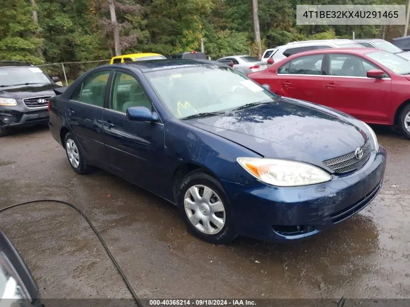 2004 Toyota Camry Le VIN: 4T1BE32KX4U291465 Lot: 40365214