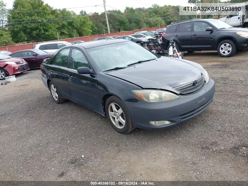 4T1BA32K84U503890 2004 Toyota Camry Se V6