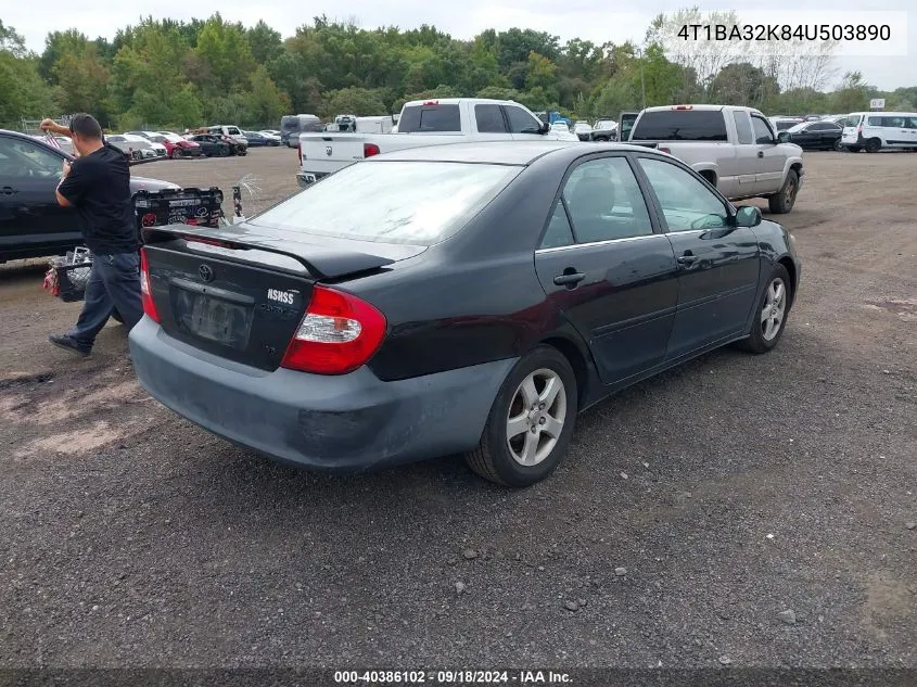 4T1BA32K84U503890 2004 Toyota Camry Se V6