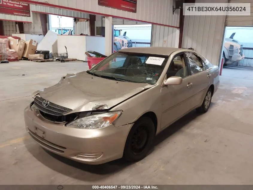 4T1BE30K64U356024 2004 Toyota Camry Le