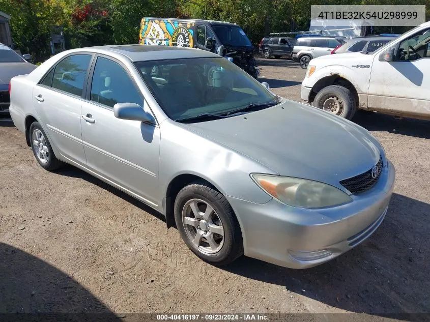 2004 Toyota Camry Le VIN: 4T1BE32K54U298999 Lot: 40416197