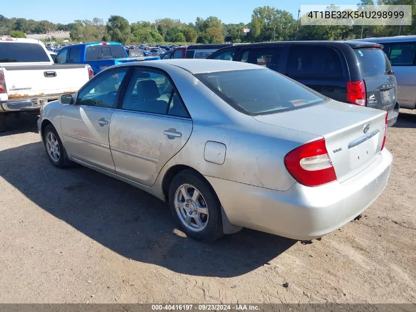 2004 Toyota Camry Le VIN: 4T1BE32K54U298999 Lot: 40416197